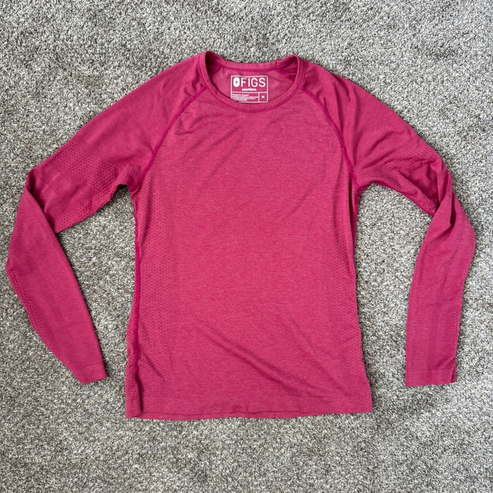 Figs Salta Long Sleeve Top Medium